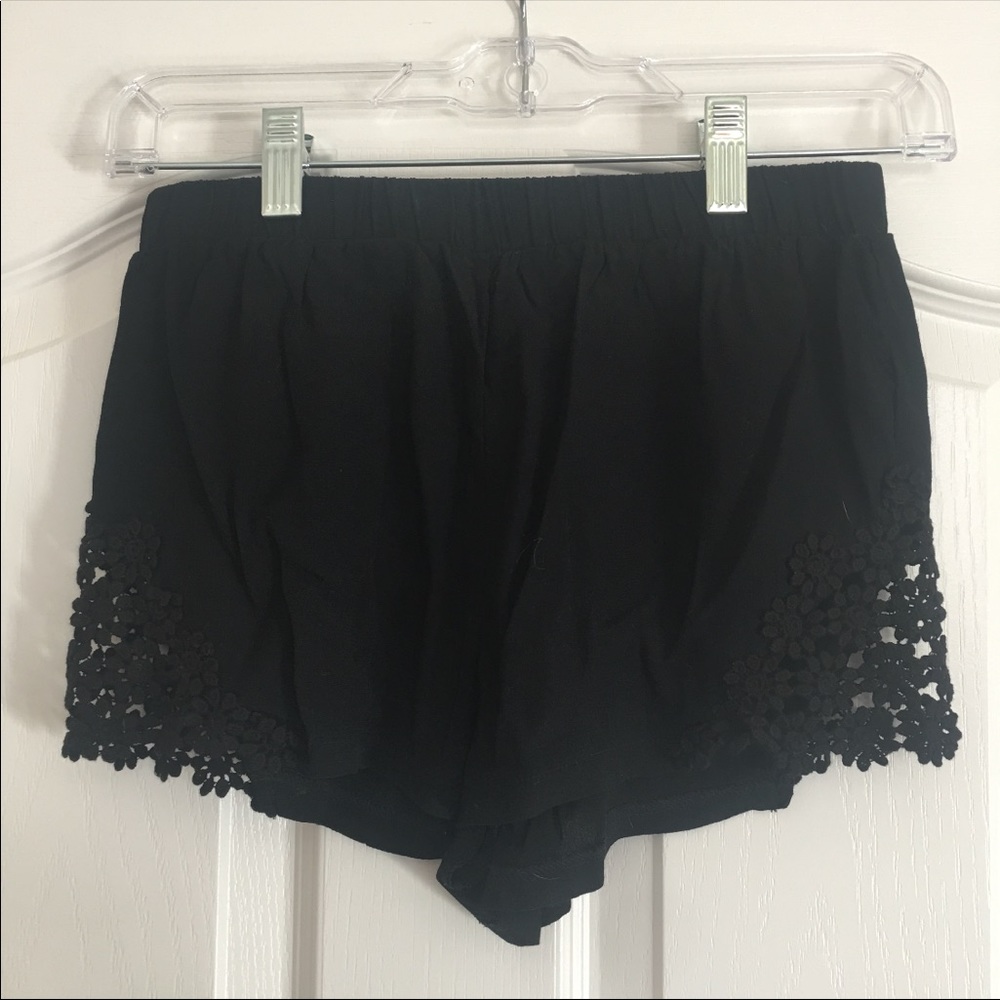 Black shorts